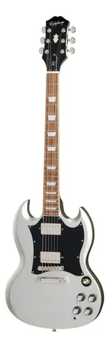 Guitarra EpiPhone Sg Standard Plateado Caoba 6 Cuerdas Diestro