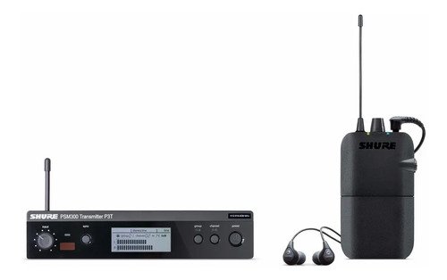 Shure P3tr112gr Monitor Intraural Sistema C/ Auricular Se112