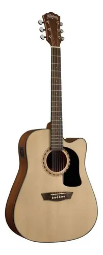 Guitarra Electroacústica Washburn Ad5ce Dreadnought Diestros Natural Diestro