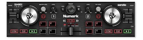 Controlador Dj Numark Dj2go2 Touch Negro De 2 Canales