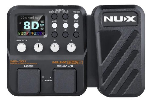 Nux Mg101 Pedalera Multi Efecto Para Guitarra Con Pedal