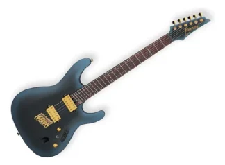 Guitarra Electrica Ibanez ''s'' Negro/sombreado Azul Mate Orientación De La Mano Diestro Palo De Rosa