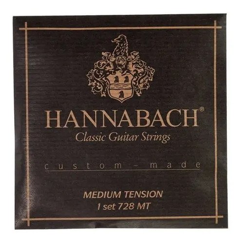 Encordado Hannabach 728mt Guitarra Criolla Nylon Tensión Media