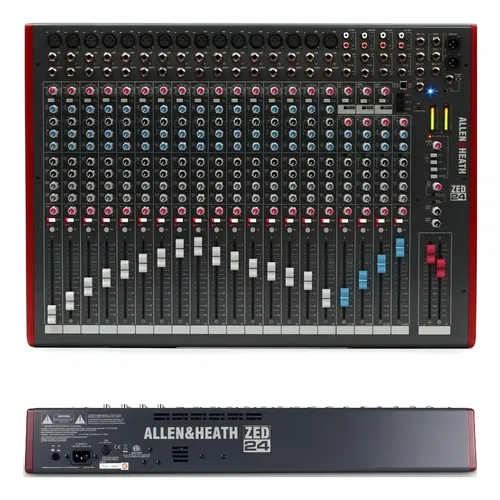 Mezclador Analógico Allen And Heath Zed-24 24 Canales Usb