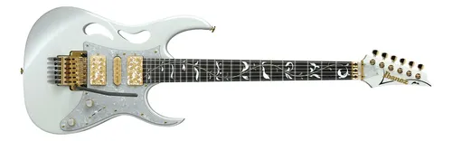 Ibanez Pia3761 Steve Vai Signature Guitarra Japon Estuche Color Slw : Stallion White Material Del Diapasón Palo De Rosa Orientación De La Mano Diestro Jacaranda