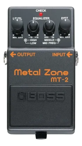 Pedal De Efecto Boss Metal Zone Mt-2 Negro