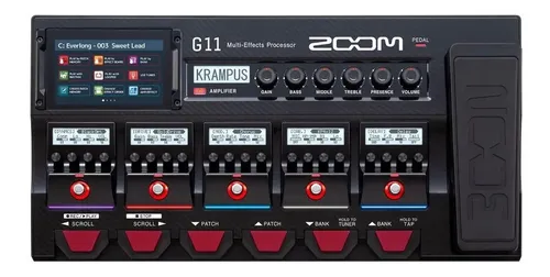 Pedal De Efecto Zoom G11 Negro