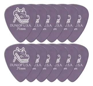 Jim Dunlop 417p.71 Gator Standard Pack 12 Puas 0.71