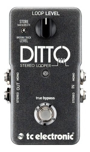 Tc Electronic Pedal Ditto Stereo Looper 5 Mini Negro