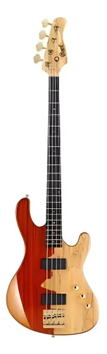 Bajo Electrico Cort 4 Cuerdas - Jeff Berlin Rithimic-nat Color Rojo Orientación De La Mano Diestro Brillante