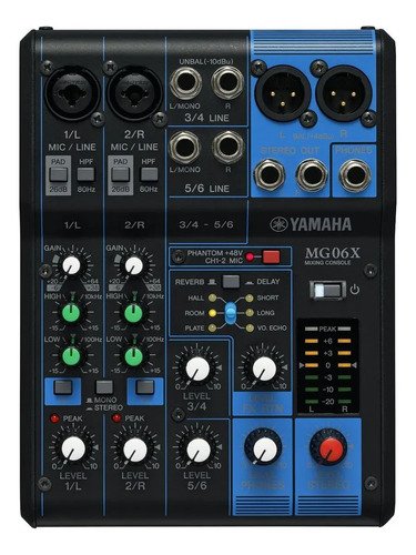 Yamaha Mg06x Consola De Sonido 6 Canales Efectos
