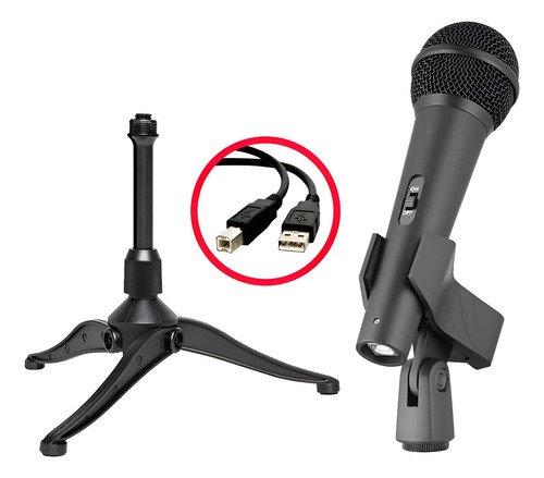 Stagg Sum20 Microfono Usb Dinamico Para Computadora