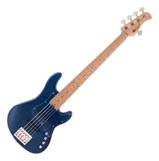 Bajo Eléctrico Cort Gb75jj Aqua Blue Acabado Del Cuerpo Laqueado Cantidad De Cuerdas 5 Color Azul Orientación De La Mano Diestro