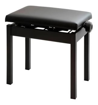 Taburete Para Piano/teclado Korg Pc-300 Black Color Negro