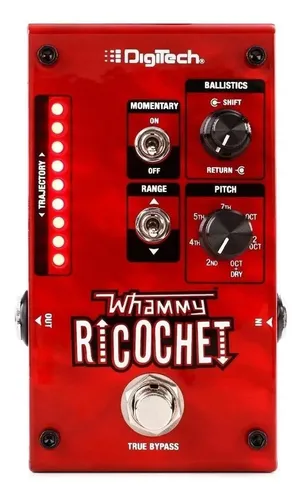 Pedal Digitech Whammy Ricochet Para Guitarra Eléctrica Rojo