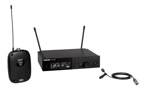 Shure Slxd14/93 Sistema Inalambrico Digital Con Mic Lavalier Color Negro
