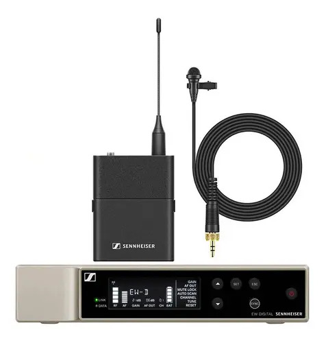 Sistema Inalámbrico Sennheiser Ew-d Me2 Omni Lavalier Color Negro