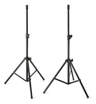 Samson Ls2 Par De Soporte Trípode Para Bafle Hasta 25 Kg X 2 Unidades Negro