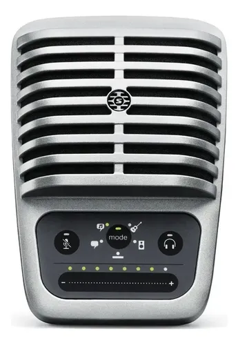 Micrófono Shure Motiv Mv51 Condensador Cardioide Color Plata