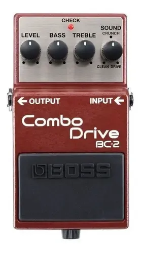 Boss Bc2 Pedal Combo Drive Overdrive Bordó