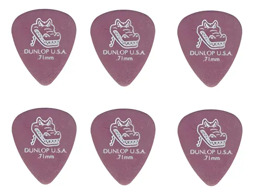 Jim Dunlop 417r 0.71 Gator Grip Pack 6 Puas