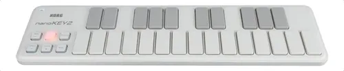 Controlador Korg Nano Key 2 Mini Usb 25 Pads Blanco