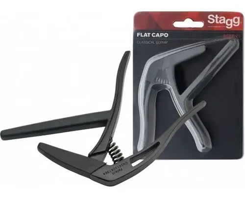Stagg Scpxflbk Capodastro Plano Transporte Criolla Clasica