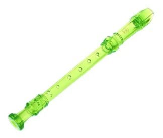Flauta Yrs Yamaha Doce Soprano Germánica De 20 G Con Tapa Verde Lima Awesome Lime