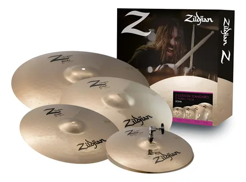 Zildjian Z Custom Set Platillos Hihat 14 Crash 16 18 Ride 20