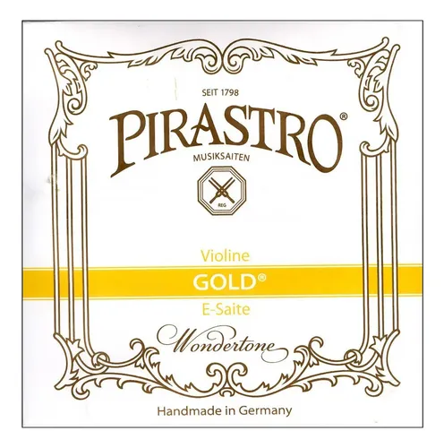 Cuerda Pirastro Gold E-ball Mi Violín 4/4 Acero Inoxidable Tensión Media
