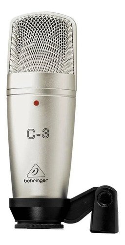 Micrófono Behringer C C-3 Condensador Cardioide, Omnidireccional Color Plateado