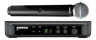 Microfono Inalambrico Blx24r/b58 (rack) Shure Negro