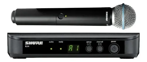 Microfono Inalambrico Blx24r/b58 (rack) Shure Negro