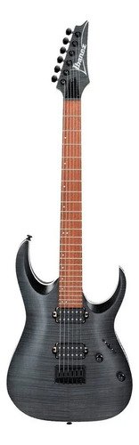 Guitarra Eléctrica Ibanez Rga Standard De Arce/meranti Transparent Gray Flat Con Diapasón De Jatobá