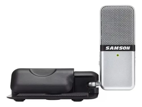 Micrófono Samson Go Mic Condensador Cardioide, Omnidireccional Color Silver