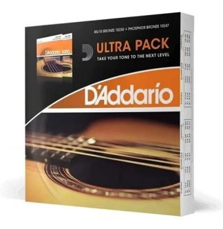 Daddario Pack 2 Encordados Acustica Ej15 Ez900