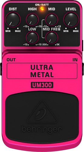 Behringer Um300 Ultra Metal Pedal De Distorsion Hi Gain