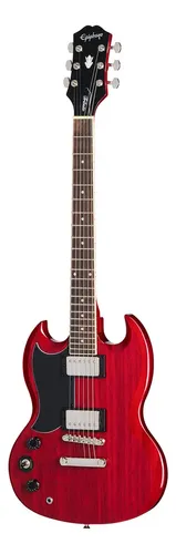 EpiPhone Sg Tribute Guitarra Electrica Zurda Doble Cutaway