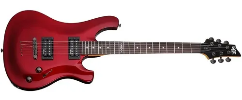 Sgr Schecter 006 Guitarra Electrica Hh Color Metallic Red Orientación De La Mano Diestro