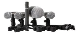 Set Micrófonos Batería Eikon Dmh5xl. 5 Pcs Negro