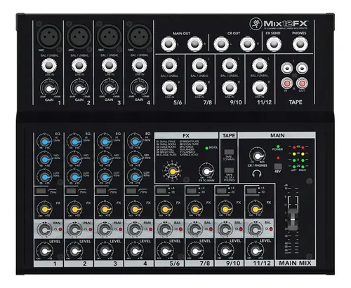 Consola Mackie Mix12fx De Mezcla