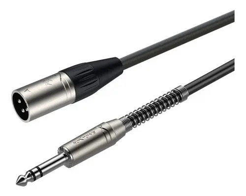 Cable Xlr Macho A Plug 1 Metro Balanceado Roxtone Smxj260l1