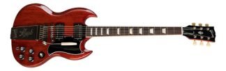 Gibson Sg Standard 61 Vibrola Made In Usa Vintage Cherry