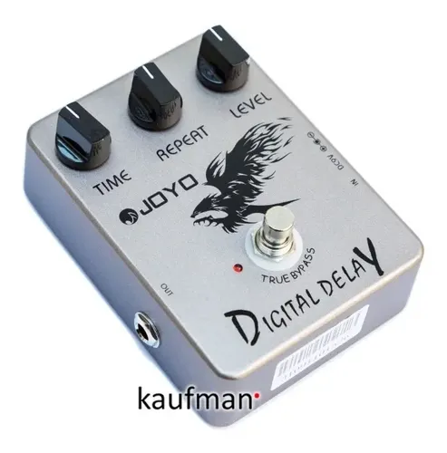 Digital Delay Joyo Jf-08 True Bypass Pedal Para Guitarra Color Metálico
