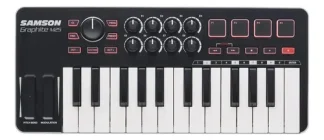 Controlador Usb/midi 25 Teclas Sakgrm25 Negro