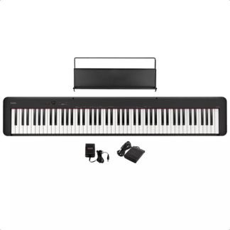 Piano Digital 88 Teclas Pesadas Casio Cdp-s90 Atril Pedal Negro
