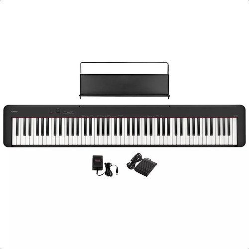 Piano Digital 88 Teclas Pesadas Casio Cdp-s90 Atril Pedal Negro