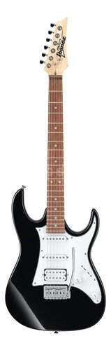 Guitarra Eléctrica Ibanez Rg Gio De Álamo Black Night Con Diapasón De Jatobá Diestro