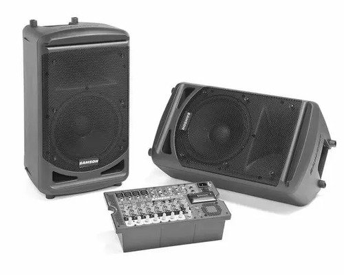 Samson Xp1000b Sistema De Sonido Portatil C/ Bluetooth 1000w