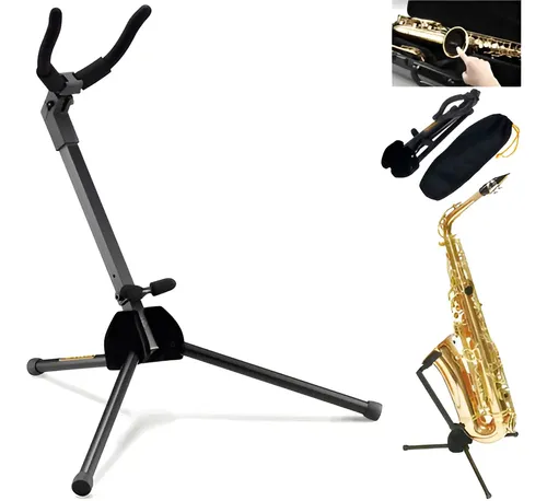 Soporte Hercules Para Saxo Alto Travlite